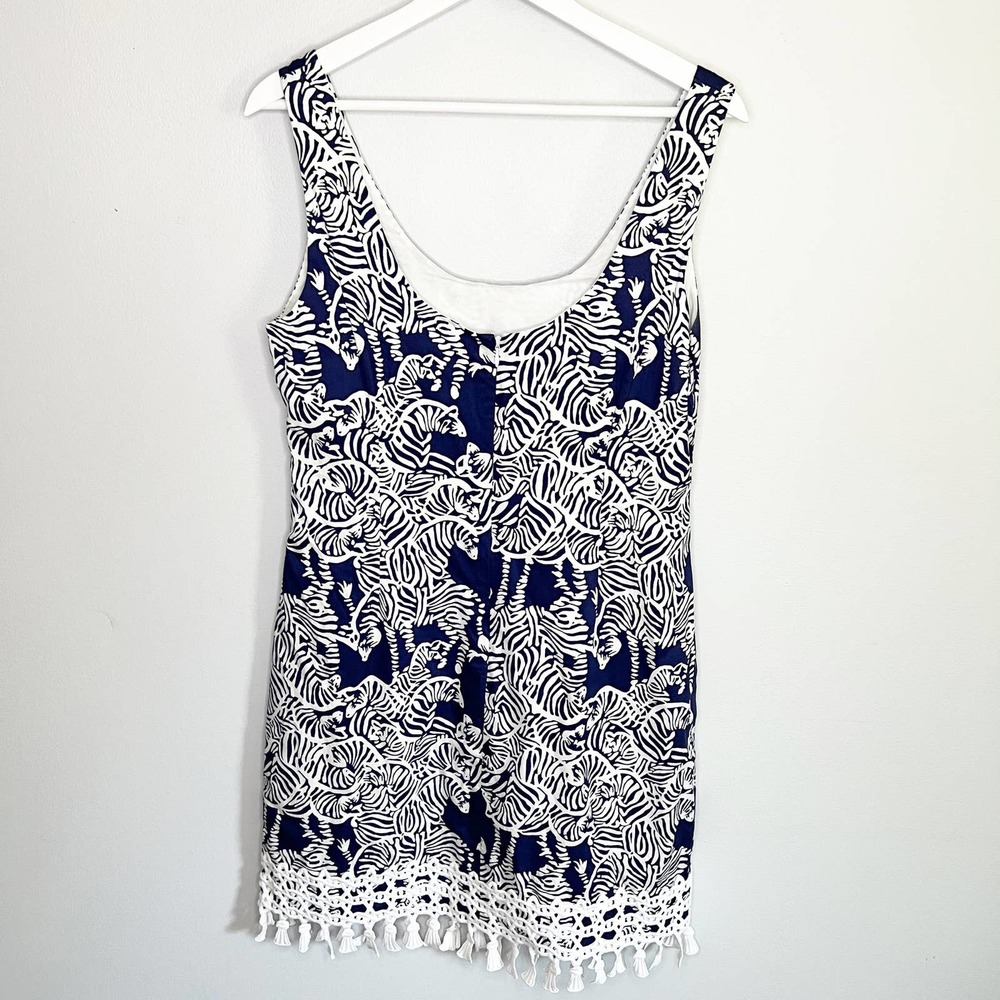 Lilly Pulitzer Blue and White Mini Dress - Picture 3 of 5